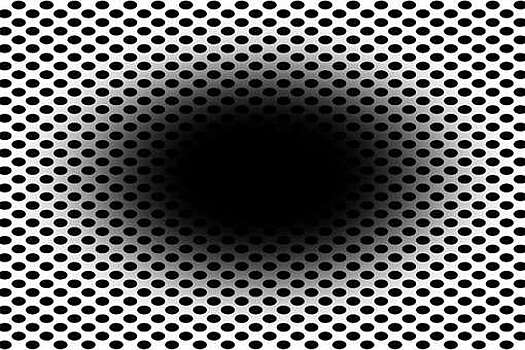 Ученые создали оптическую иллюзию растущей черной дыры