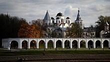 В Великом Новгороде нашли ворота средневекового Немецкого двора