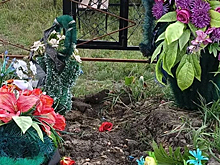 В Челябинской области был украден надгробный крест с могилы бойца СВО
