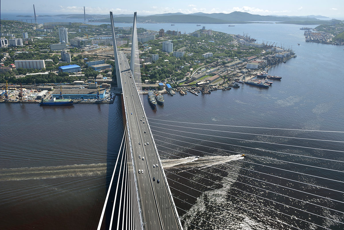 Золотой мост, Владивосток, Россия, Европа