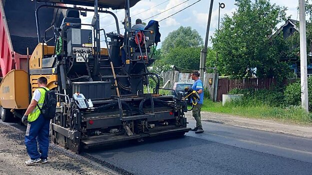 В Пензе завершили ремонт дороги к поселку Победа
