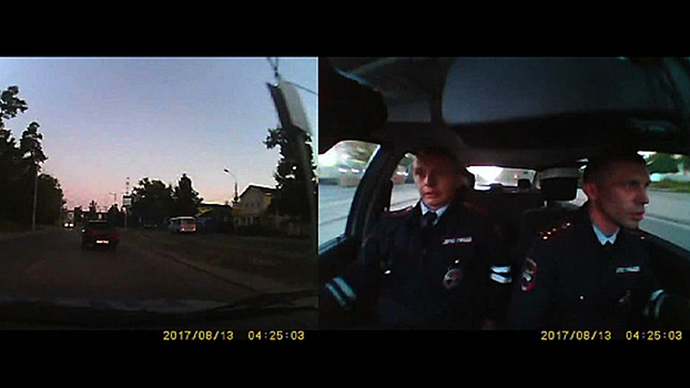 Погоня «встречке» от ДПС со стрельбой: захватывающее видео из Дзержинска