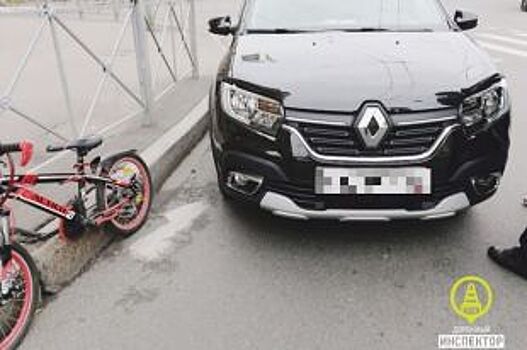 В Петроградском районе водитель сбил ребенка на велосипеде