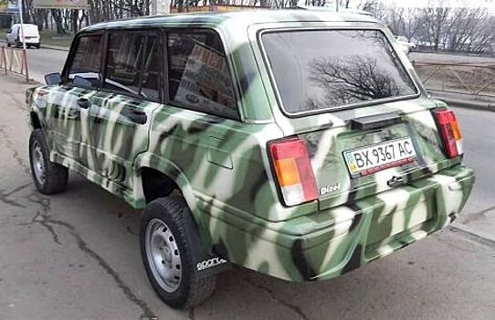 В Сети засветился дизельный кроссовер 4×4 на базе ВАЗ-2104