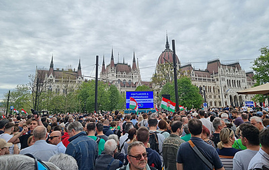 В Будапеште прошла многотысячная антиправительственная демонстрация
