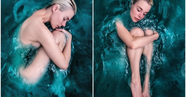 Анна старшенбаум на пляже