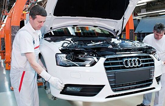 Audi остановила производство на своем головном заводе
