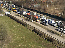 Серия аварий сотворила огромные пробки на дорогах