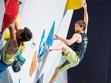 Россиянин Деулин стал вторым на этапе Кубка мира по скалолазанию в Москве