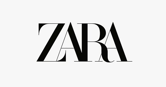 Пользователи поглумились над новым логотипом бренда Zara