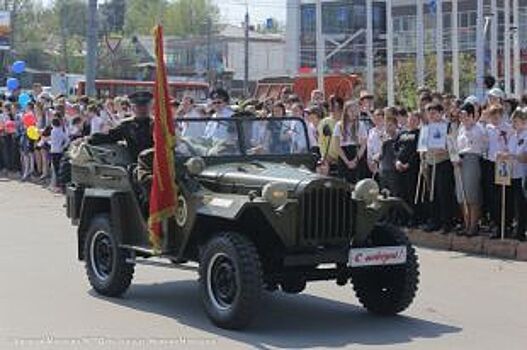 В Советском районе прошел парад в честь Дня Победы