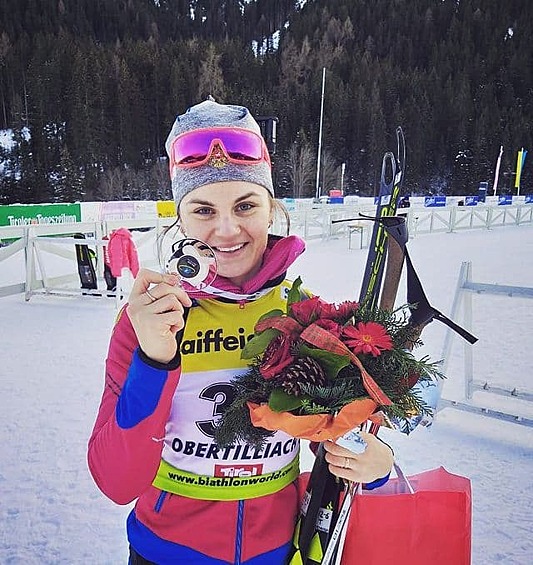 Наталья Гербулова — российская биатлонистка, чемпионка и призёр чемпионата России.