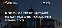 В Выборгской таможне намечаются очередные кадровые перестановки и уголовные дела