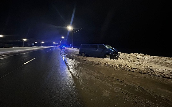 Под Рязанью 36-летний пассажир Volkswagen Caravelle пострадал в ДТП с грузовиком
