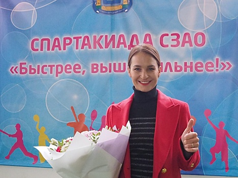 Олимпийская чемпионка из Куркина приехала поддержать школьников на Спартакиаде