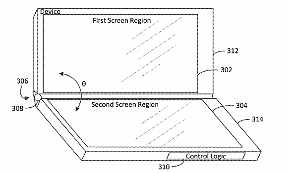 Microsoft оформила патент на необычный складной гаджет