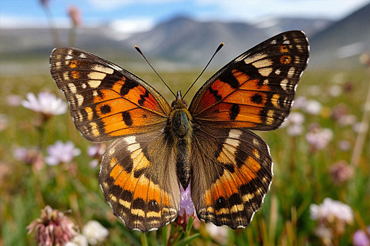 В Арктике найдены бабочки родом из Северной Америки
