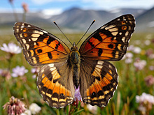 В Арктике найдены бабочки родом из Северной Америки
