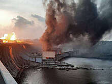 В украинском Вышгороде от взрывов пострадала инфраструктура Киевской ГЭС