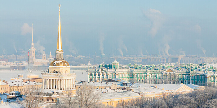 Зима совсем скоро придет в Петербург