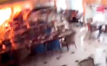 Появилось видео подрыва террориста-смертника в Шри-Ланке