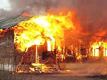 В Сасовском районе сгорело отделение Почты России