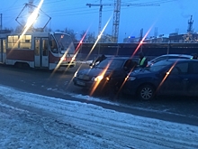 ДТП остановило движение трамваев по городскому кольцу в Нижнем