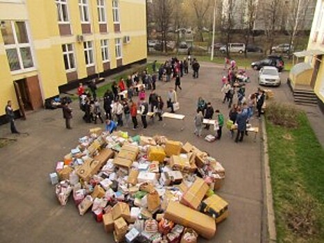 Юные жители района заработали деньги для благотворительного фонда