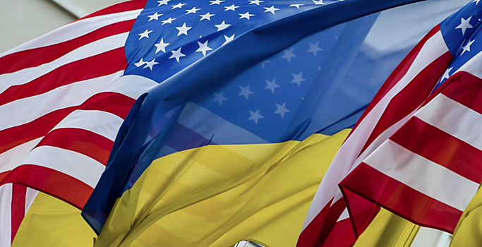 Над силами Украины в Донбассе подняли флаг США