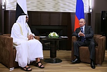 Путин встретился с принцем Абу-Даби в Сочи
