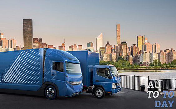 Daimler представил электрический грузовик E-Fuso Vision One в Токио