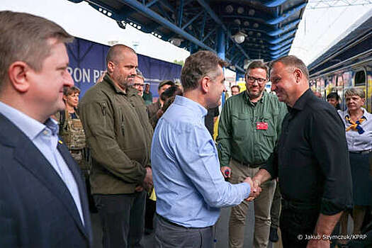 Президент Польши Анджей Дуда приехал в Киев