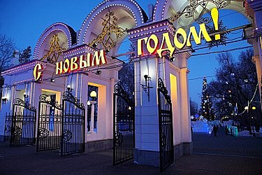 Новая яркая иллюминация появится в хабаровском парке «Динамо» на Новый год