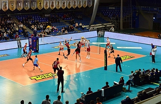 Нижегородские волейболисты проиграли «Белогорью» на выезде