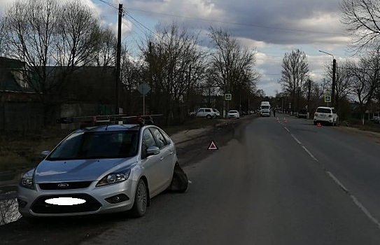 Nissan переехал мотоцикл, столкнувшийся с Ford