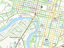 Пробка перед Тургеневским мостом в Краснодаре растянулась на несколько километров