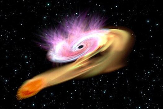 Решена загадка роста сверхмассивных черных дыр