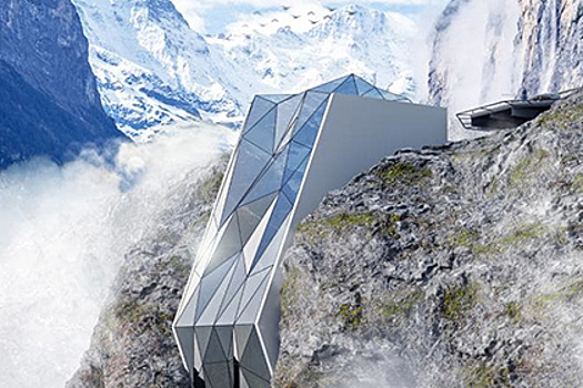 В Альпах построят «стекающий» с горы отель