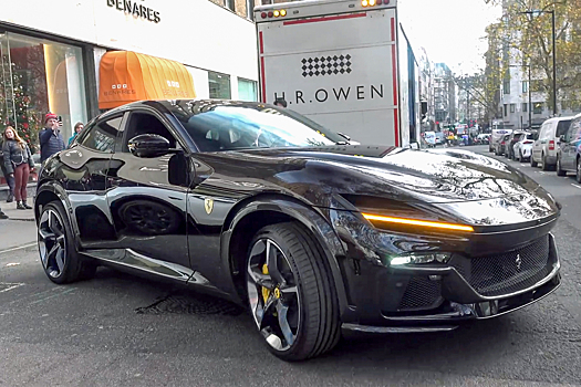 Кроссовер Ferrari Purosangue впервые показали на «живом» видео