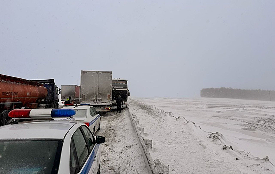 ДТП с пассажирским автобусом произошло на трассе в Кузбассе