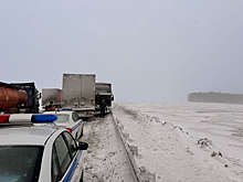 ДТП с пассажирским автобусом произошло на трассе в Кузбассе