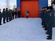 В селе Владимирское открыли пожарное депо после реконструкции