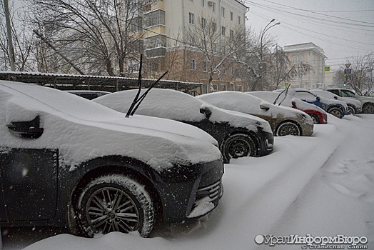 В Екатеринбурге выпало рекордное количество снега