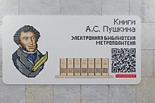 Пассажиры метро скачали уже 2 тыс книг с помощью онлайн‑библиотеки на станции «Пушкинская»