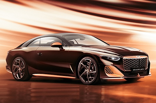 Bentley показала купе Batur, отделанное розовым золотом