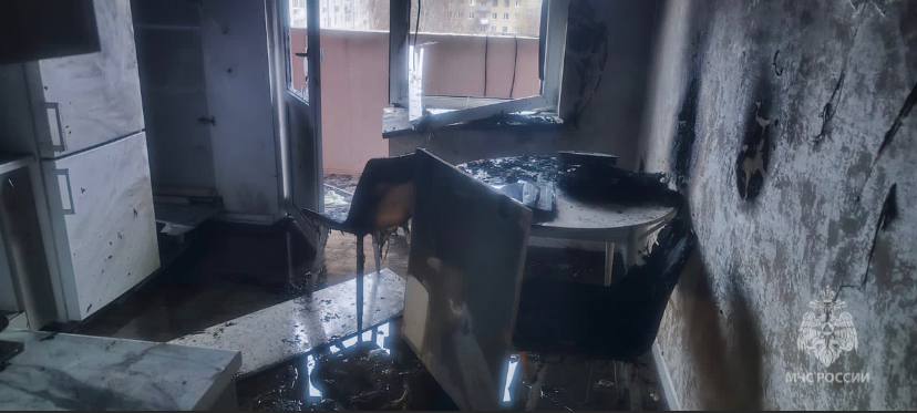 На Дону организована проверка из-за пожара в одной из квартир в Новочеркасске