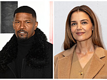 Кэти Холмс впервые вышла в свет после оскорбительного комментария Джейми Фокс