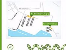 Из-за строительства путепровода на юго-востоке Москвы ограничивается движение транспорта