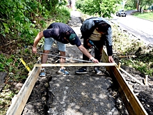 Ремонт лестницы на улице Красной в Пензе планируется завершить до 15 июля