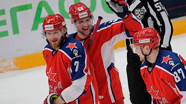 ЦСКА одержал победу над «Йокеритом» в матче КХЛ